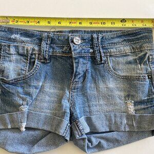 Indigo Rein Blue Denim Shorts from 2000s Size 3 (Juniors)